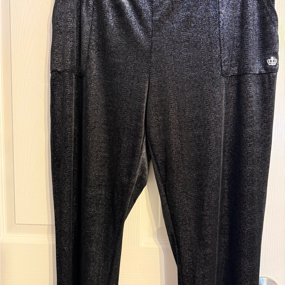 Juicy Couture Black Shimmer Pants